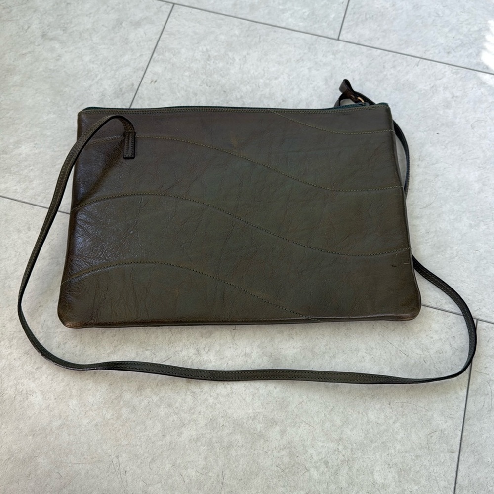 Furla leather clutch